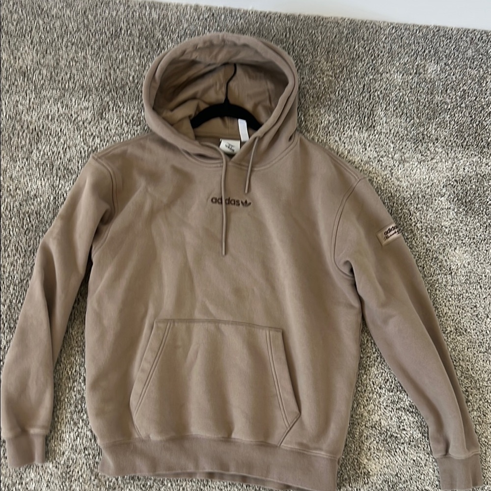 Adidas Men's Brown Hoodie